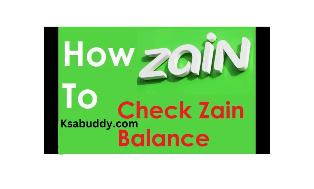 How to check Zain balance in Saudi Arabia?