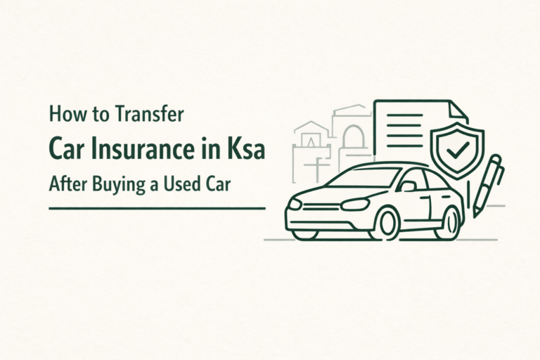 how to transfer car insurance In Ksa after buying a used car