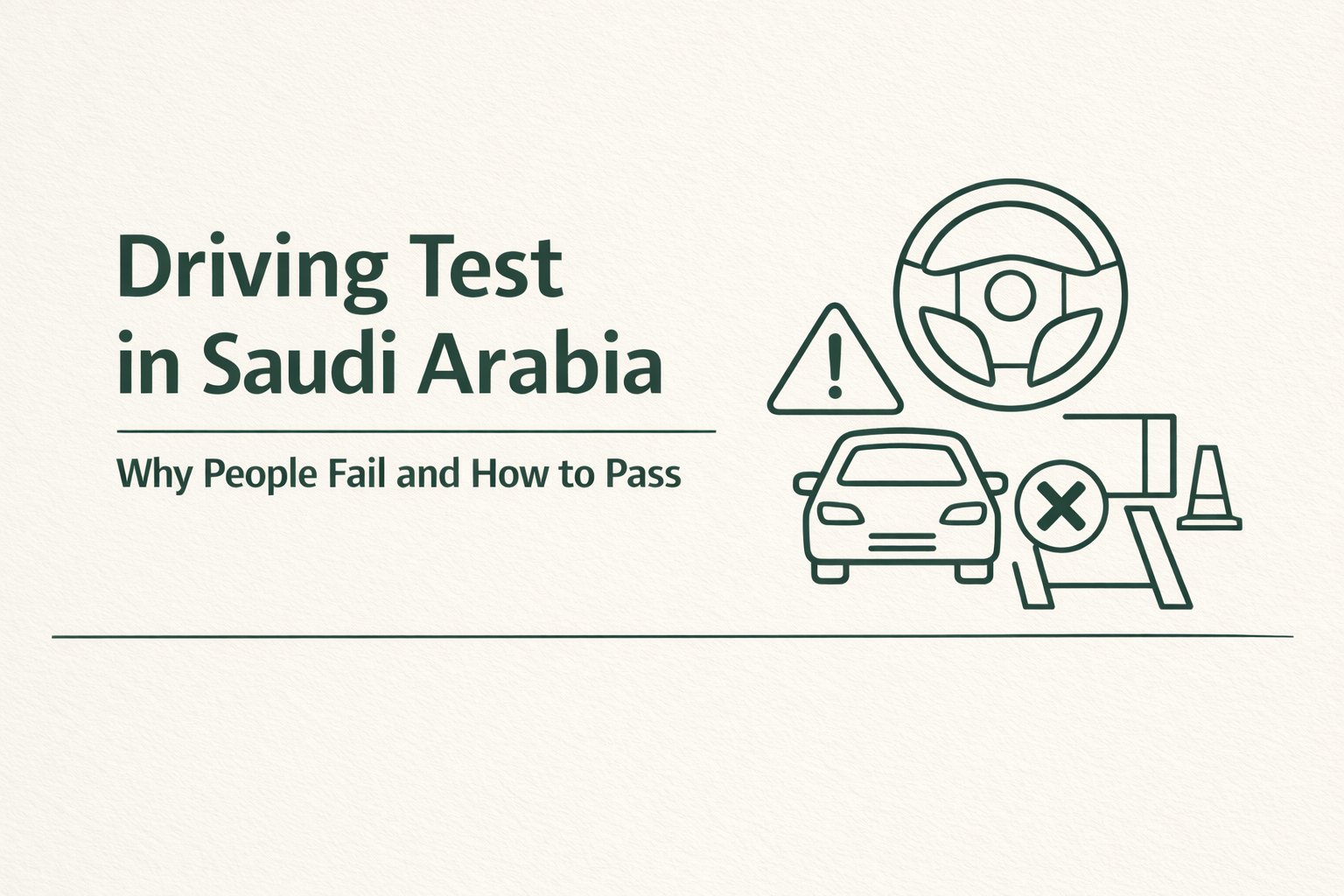 Driving test in Saudi Arabia passing tips