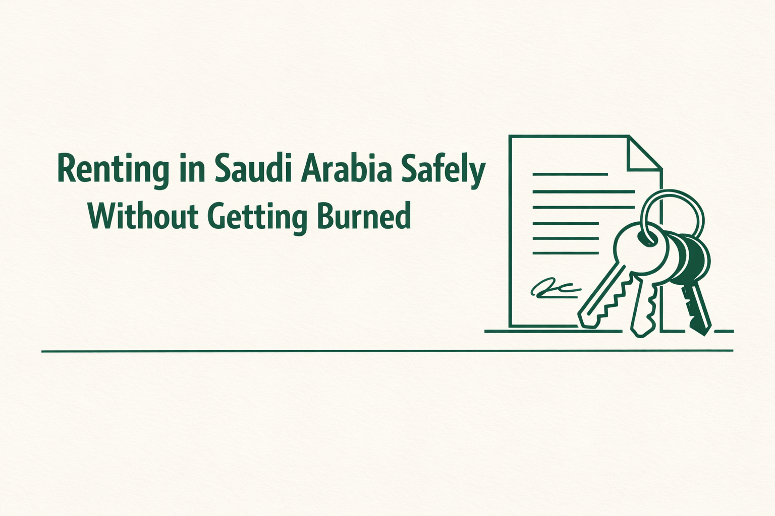 Renting in Saudi Arabia Safely Without Getting Burned