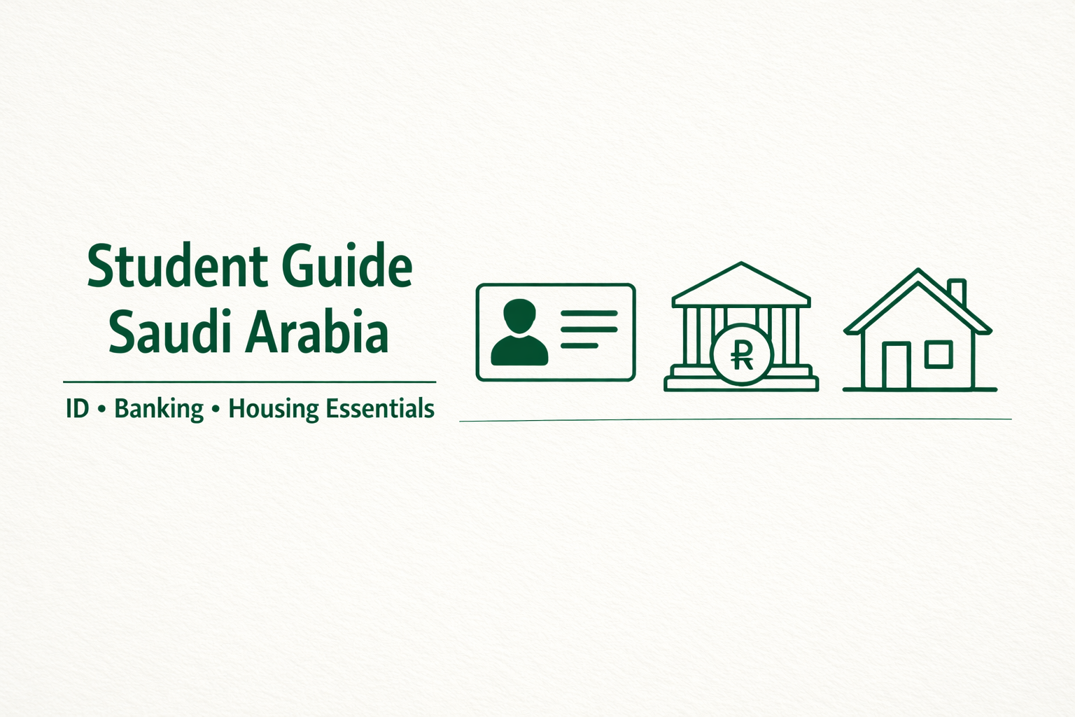 Student Guide Saudi Arabia ID Banking Housing Essentials