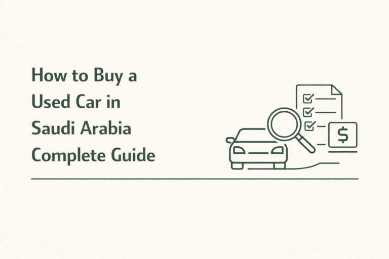 How to Buy a Used Car in Saudi Arabia Complete Guide
