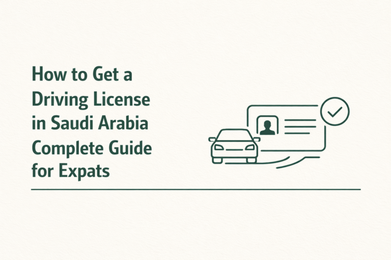 How to Get a Driving License in Saudi Arabia Complete Guide for Expats